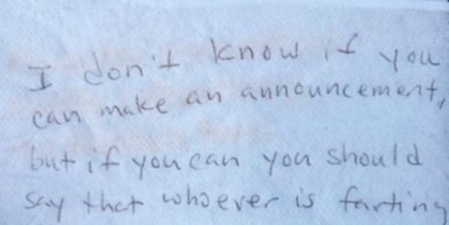 Passenger’s Desperate Plea To Flight Attendant Over Smell