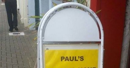 PIC: This Shop Sign In Clonakilty Does Not Beat Around The Bush