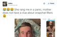 This Chap Plays a Cruel Hilarious But Joke on His Ma Using Snapchat