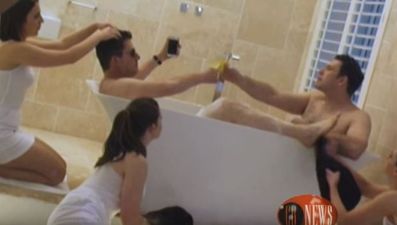 PIC: People Are Freaking Out About Pictures Of Simon Cowell ‘Naked In A Bath’ With David Walliams
