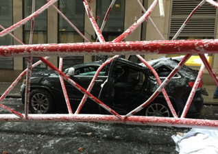 Crane Collapses In Manhattan, Crushing Parked Cars