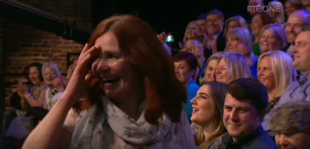WATCH: Woman Who Stopped The Late Late Show To Go To The Loo Is All Of Us