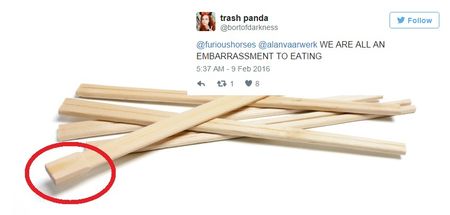 The Real Purpose Of The Wooden End Of Chopsticks Is Blowing Twitter’s Mind