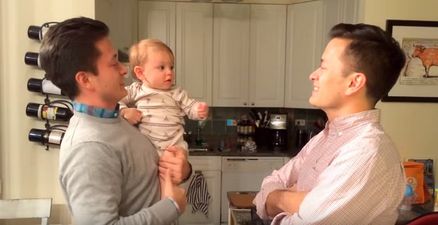 WATCH: Baby Faced With Identical Twins Gets Very Confused Who His Dad Is