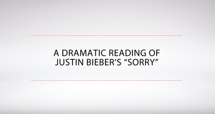 WATCH: Celebrities Dramatically Read Justin Bieber’s ‘Sorry’