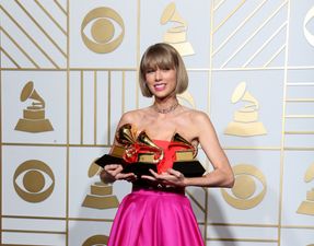 WATCH: Taylor Swift Makes A Dig At Kanye During Grammys Acceptance Speech
