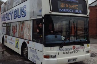 An Irish Priest Is Offering Confession On A Bus That Was Blessed By The Pope