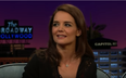 WATCH: James Corden Helps Katie Holmes Choose The Best Kisser On Dawson’s Creek