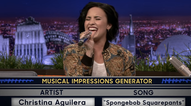 WATCH: Demi Lovato Sings Spongebob In The Style Of Christina Aguilera