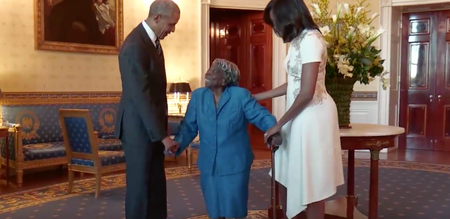 WATCH: 106-Year-Old Woman Fulfils Lifetime Dream To Visit The White House