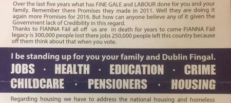 PIC: This Candidate Just Got Our No.1 For The Most Grammatical Errors On Their Pamphlet