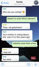 Irish Family WhatsApp Group – The Election