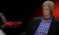 WATCH: Morgan Freeman Caught Awkwardly “Ogling” Reporter on Camera