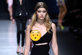Gigi Hadid Had An Unfortunate Wardrobe Malfunction on The Runway but Handled it Perfectly