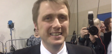 WATCH: TD James Browne’s Reaction To Winning A Seat Is PERFECT