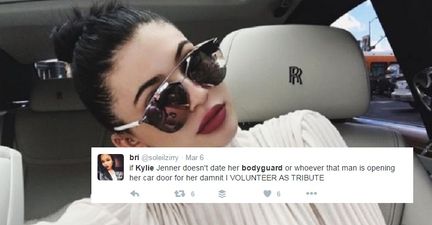 PIC: The Internet Are Losing It Over Kylie Jenner’s Bodyguard
