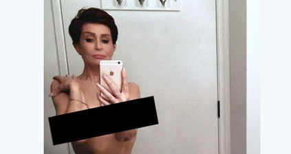 PIC: Sharon Osbourne Posts A Kim Kardashian-Inspired Nude Selfie