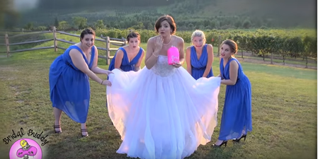 This Genius Invention For Brides With Big Dresses Means Bridesmaids Are Off The Hook