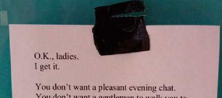 “Good Guy” Posts Creepy Note To Women In His Town – Twitter Reacts Accordingly