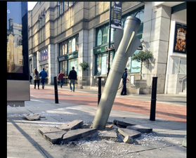 PICS – A Fake Missile In Dublin City Centre Is Making A Big Impact