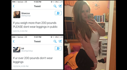 Woman Shuts Up Body Shamers with Four Perfect Photos and One Perfect Tweet