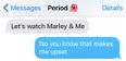 What it would be like if your period could text you