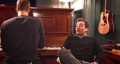 WATCH: Chris Martin And Jimmy Fallon Pay Tribute To David Bowie With A Special Performance