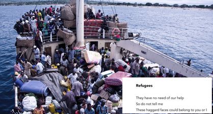 This Poem About Refugees Takes On A Whole New Meaning When You Read It Backwards