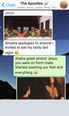 “Judas, You Are Scum” – The Apostles’ WhatsApp Group