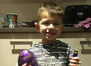 PIC – A Boy In The UK Got A Free Pair Of Glasses With His Easter Egg