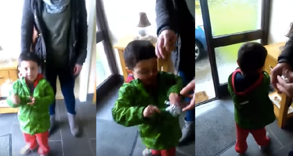 WATCH: This Little 4-Year-Old Boy Is NOT Impressed By His April Fools’ Day Prank