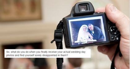 Brides hilarious post about her bad wedding photos has gone massively viral