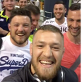 WATCH – Conor McGregor bumped into Cork team and kept up the inter-county rivalry