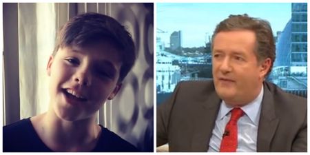 “Shameless” – Piers Morgan calls Beckhams out for sharing son Cruz’s singing videos