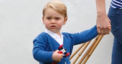 Prince George has just made his first official UK engagement