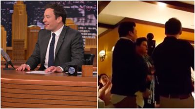 Watch – Jimmy Fallon and friends surprising restaurant-goers by singing ‘Ignition’ is just wonderful