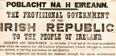An original copy of the 1916 Proclamation has sold for €150k at auction