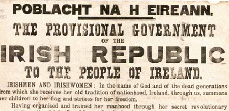 An original copy of the 1916 Proclamation has sold for €150k at auction