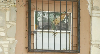 Woman arrested after two toddlers found chained up in back yard