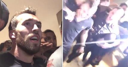 Watch: Jamie Vardy and his Leicester teammates lose their sh*t at the final whistle