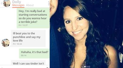 A Tinder glitch led to two straight lads unknowingly chatting each other up