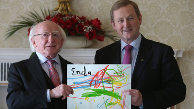 Show and tell with Michael and Enda