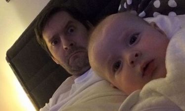 This new dad can’t stop pranking his partner with pictures of their baby