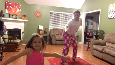 This dad and daughter dancing to Justin Timberlake’s song is the cutest thing ever
