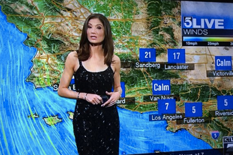 This weather presenter was told she had to cover up as her dress was ‘too revealing’