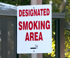 Our new Junior Health Minister wants designated smoking rooms in public establishments