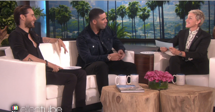 Drake and Jared Leto talked shifting fans with Ellen DeGeneres