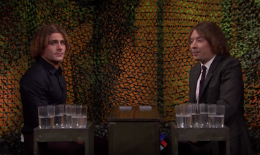 Zac Efron left feeling soggy after water fight on Jimmy Fallon