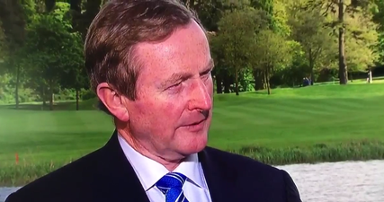 WATCH: Enda Kenny was the ultimate embarrassing dad speaking about the Ryder Cup