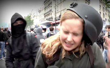 Watch: News reporter gets hit across the head on live TV